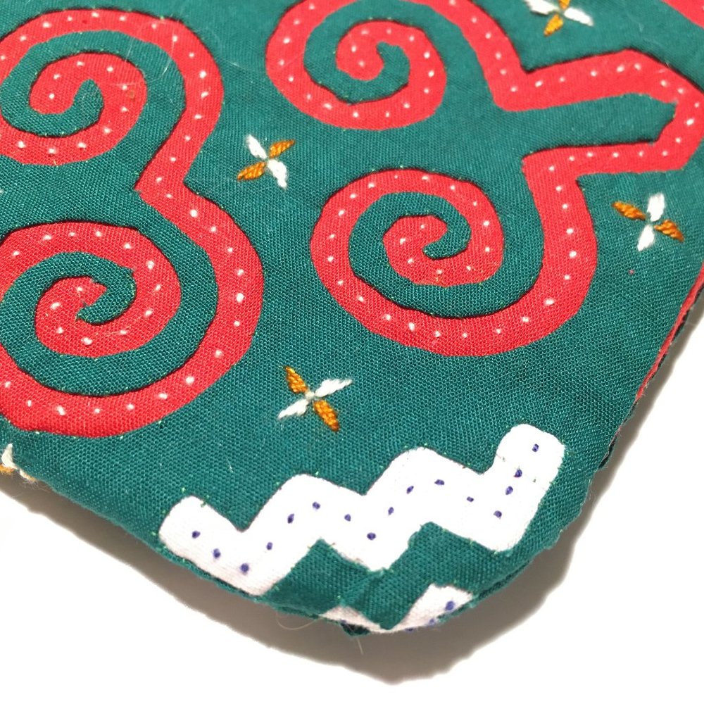 Handmade Quilted Cotton Zippered Pouch, NEW - Picture 6 of 9